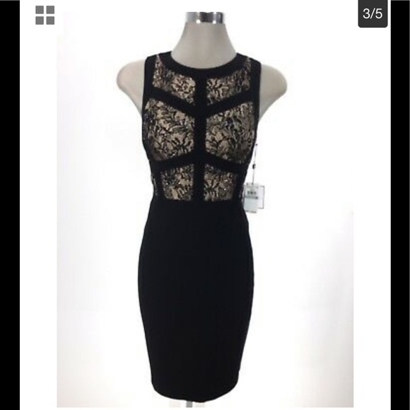Laundry By Shelli Segal Dresses & Skirts - Laundry by Shelli Segal Sequins Caged,Black/NWT
